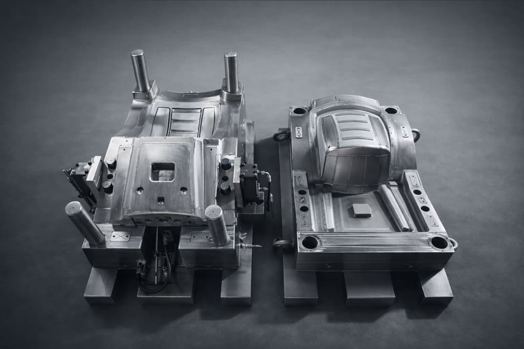 Plastic Armless Chair Mold - 2