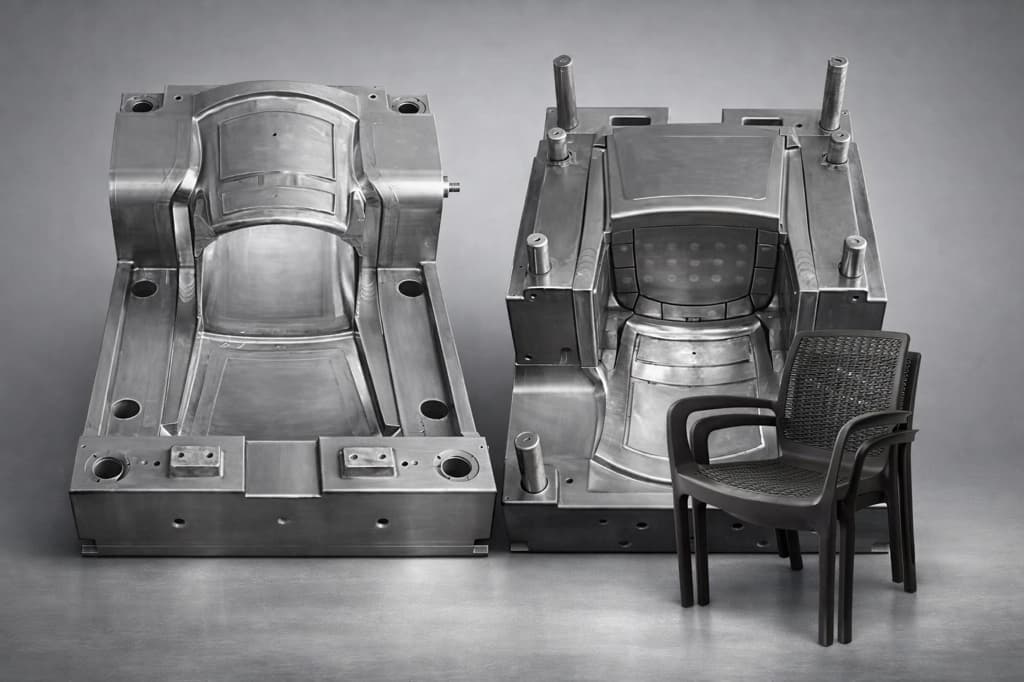 Stacking Chair Mold - 2